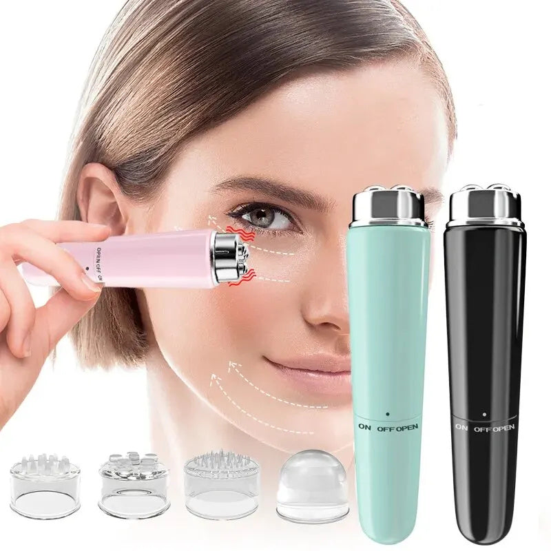 4-in-1 Electric Eye Massager – Dark Circles, Puffiness & Relaxation Therapy