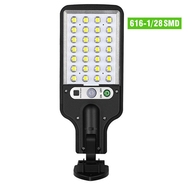 Outdoor Solar LED Wall Lamp – 28–117 LEDs/COB, Waterproof, With or Without Remote