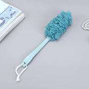 Long Handle Bath Shower Brush – Soft Mesh Back Scrubber for Gentle Exfoliation