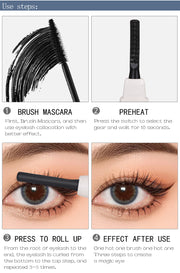 USB Rechargeable Heated Eyelash Curler – Quick Heating, Long-Lasting Natural Curl