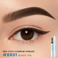 2-i-1 Øjenbrynsgelecreme & Eyeliner Blyant – Vandtæt, Langtidsholdbar Makeup