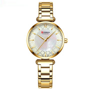 Simple Women’s Quartz Watch – Elegant Small Steel Casual Watch in Multiple Colors