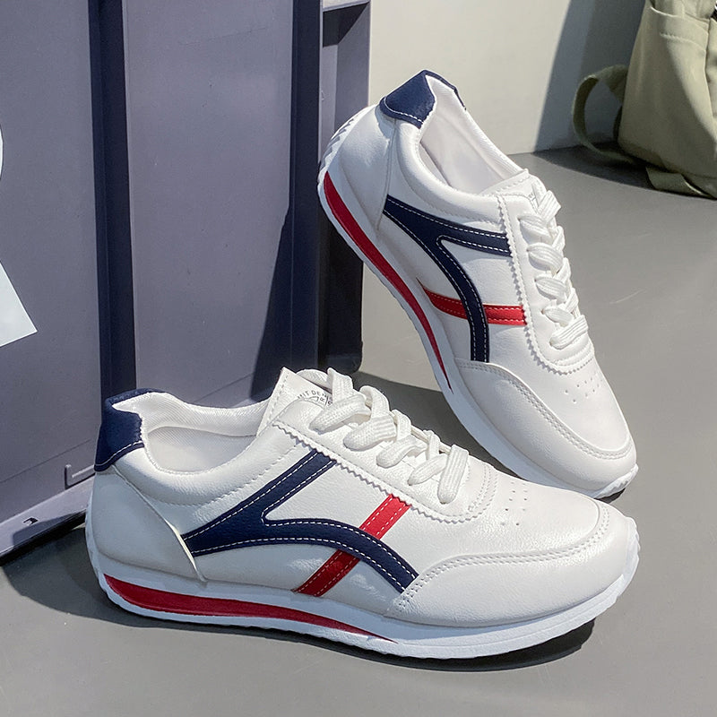 Women's Preppy Lace-Up Comfort Sneakers
