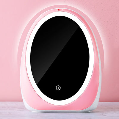 Cosmetic Storage Organizer With LED Light - Large Capacity With Mirror - Koyers