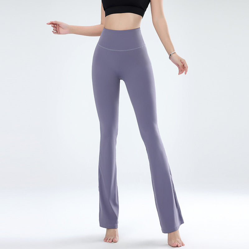 High Waisted Tummy Control Flare Leggings