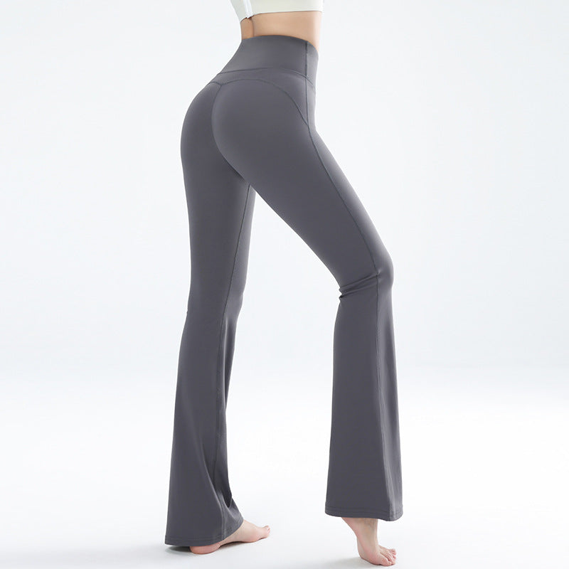 High Waisted Tummy Control Flare Leggings