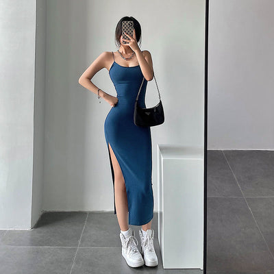 Women’s Sleeveless High Slit Dress