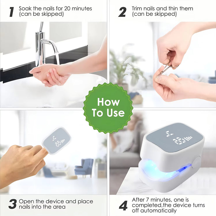 Rechargeable LED Nail Fungus Remover
