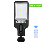 Outdoor Solar LED Wall Lamp – 28–117 LEDs/COB, Waterproof, With or Without Remote