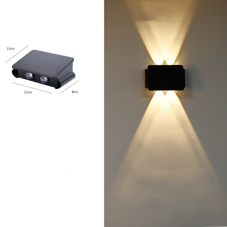 Solar Outdoor Corridor Wall Lamp – Waterproof LED with Multiple Styles & Brightness Options