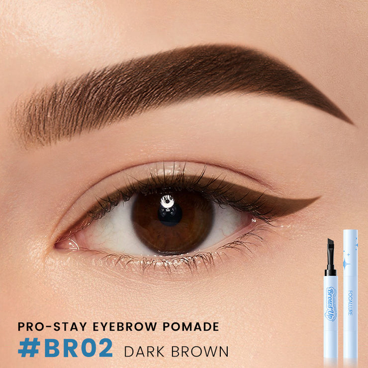 2-in-1 Eyebrow Gel Cream & Eyeliner Pencil – Waterproof, Long-Lasting Makeup