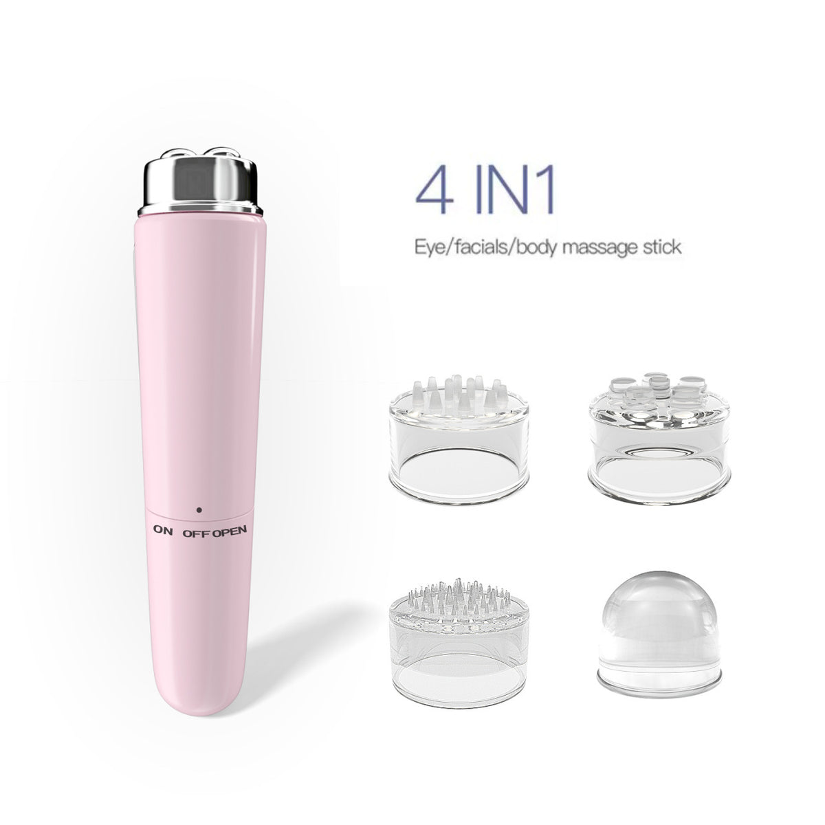4-in-1 Electric Eye Massager – Dark Circles, Puffiness & Relaxation Therapy