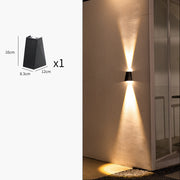 Solar Outdoor Corridor Wall Lamp – Waterproof LED with Multiple Styles & Brightness Options