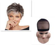 Short Bob Synthetic Wig with Side Bangs – Heat Resistant & Natural Look