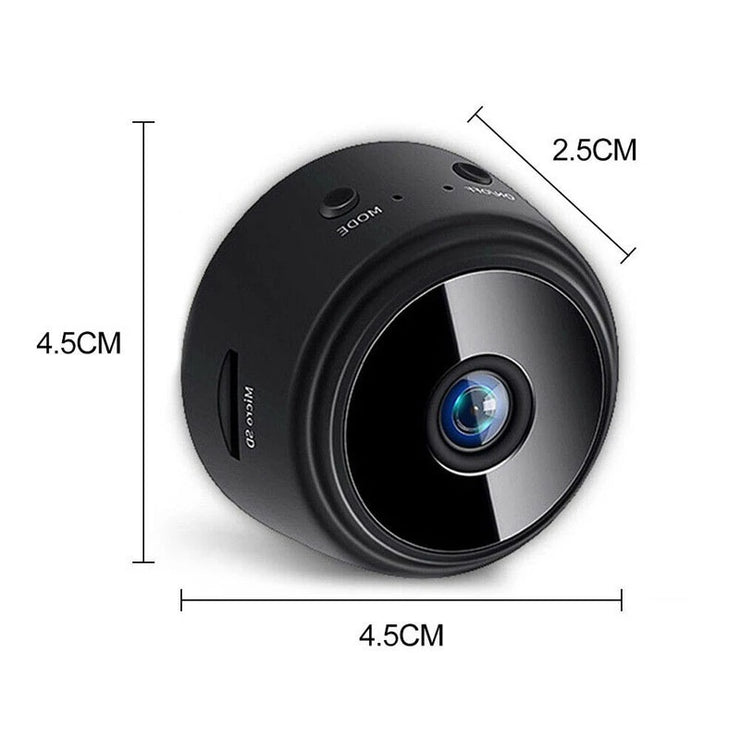 Magnetisk säkerhetskamera – 1080P HD smart infraröd nattvision | Trådlös mini hemkamera