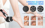 Rechargeable Electric Foot Scrubber – LCD Callus Remover with Vacuum & Waterproof Design