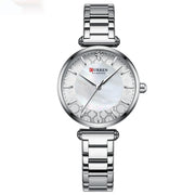 Simple Women’s Quartz Watch – Elegant Small Steel Casual Watch in Multiple Colors