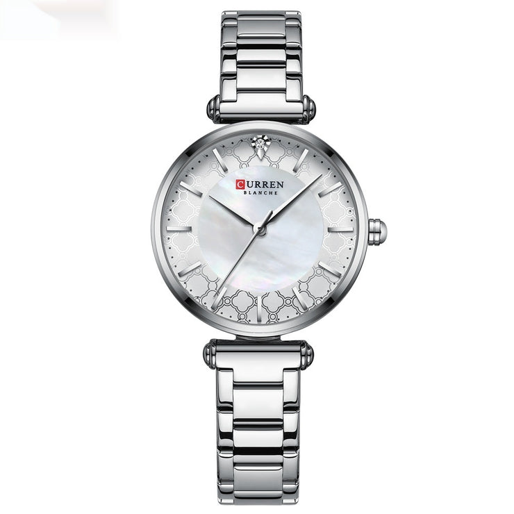 Simple Women’s Quartz Watch – Elegant Small Steel Casual Watch in Multiple Colors
