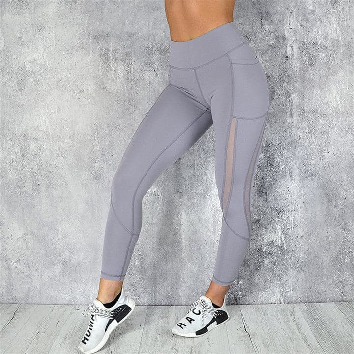 High Waist Pocketed Workout Leggings - Koyers