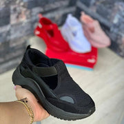 Comfy Mesh Flyknit Velcro Casual Sneakers - Koyers