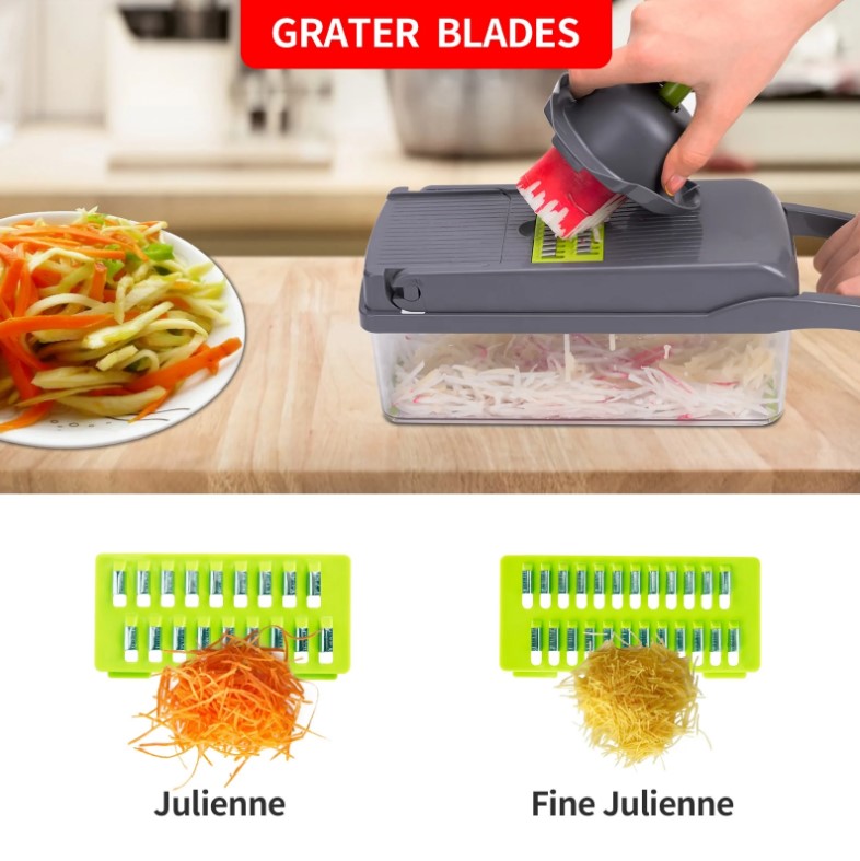 10 in 1 Multifunctional Cutter, Shredder & Slicer - Koyers