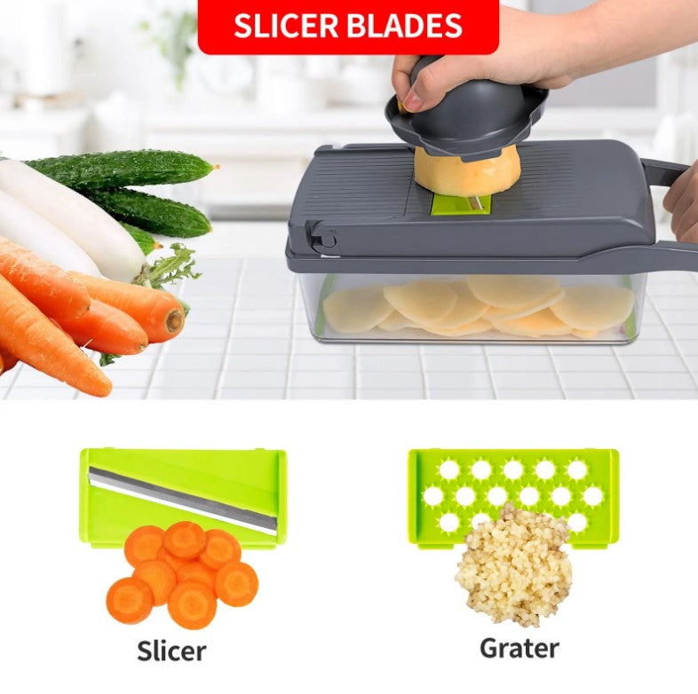 10 in 1 Multifunctional Cutter, Shredder & Slicer - Koyers
