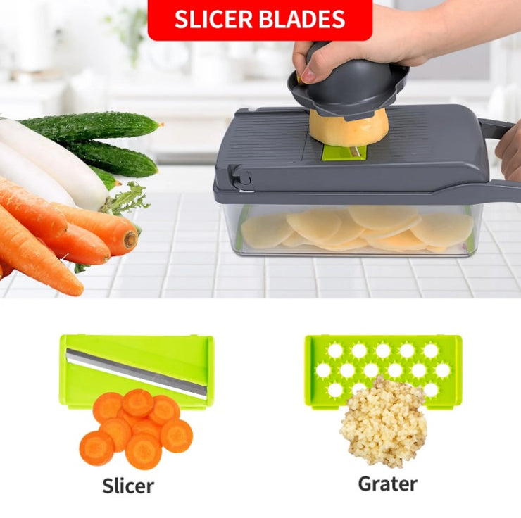 10 in 1 Multifunctional Cutter, Shredder & Slicer - Koyers