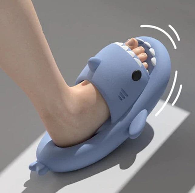 Cloudy Shark Slippers - Koyers