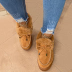 Fashion Flat Comfy Moccasin Boots - Koyers