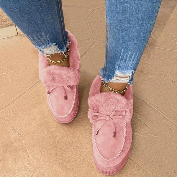 Fashion Flat Comfy Moccasin Boots - Koyers