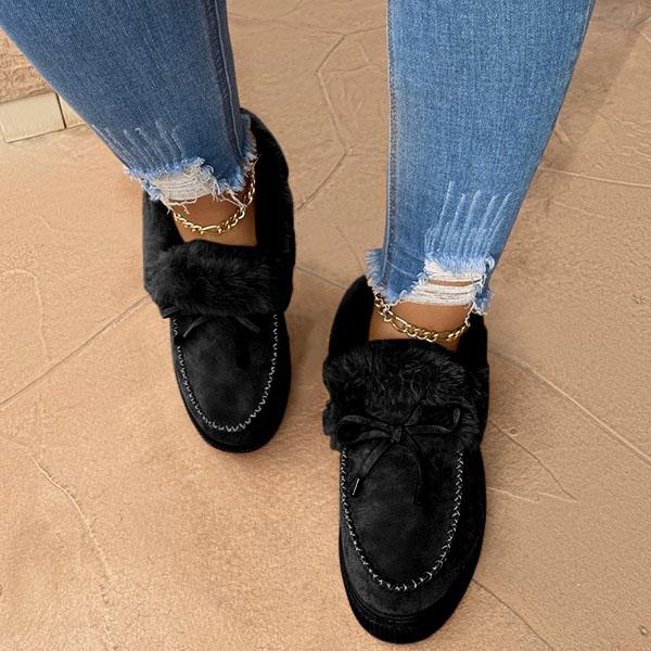 Fashion Flat Comfy Moccasin Boots - Koyers