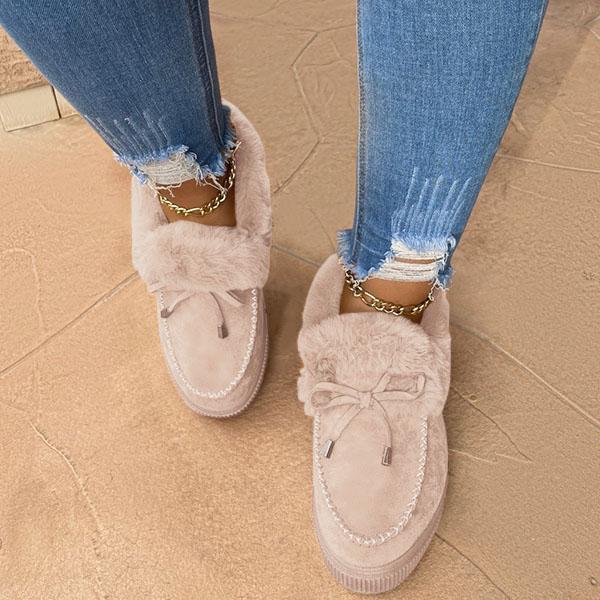 Fashion Flat Comfy Moccasin Boots - Koyers