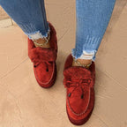 Fashion Flat Comfy Moccasin Boots - Koyers
