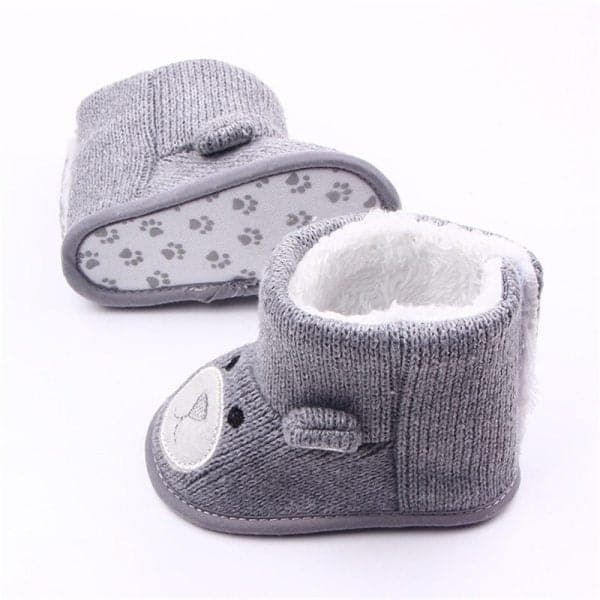 Winter Bear Baby Booties - Koyers