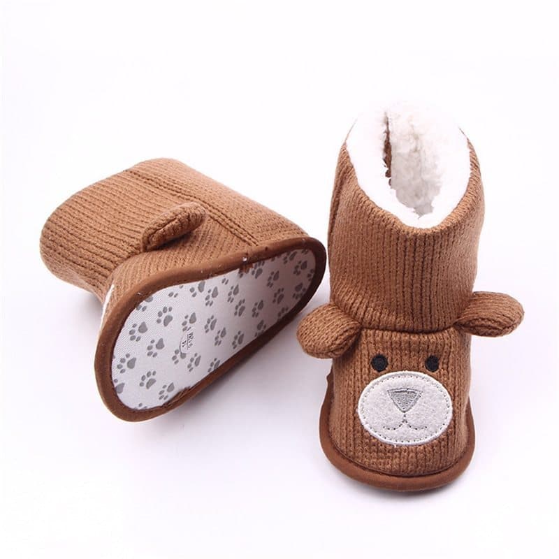 Winter Bear Baby Booties - Koyers