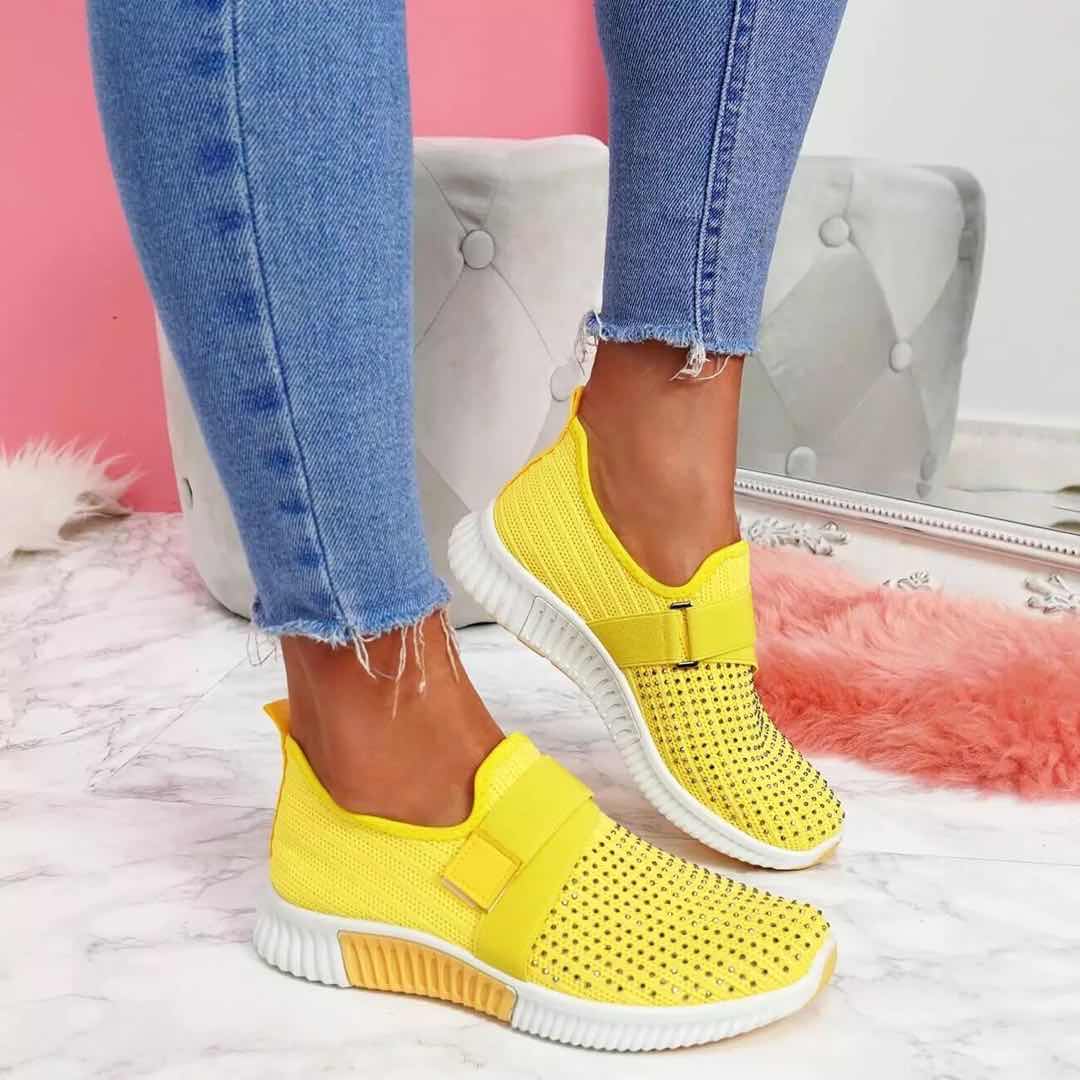 Comfortable Soft Knitted Slip-On Sneakers - Koyers