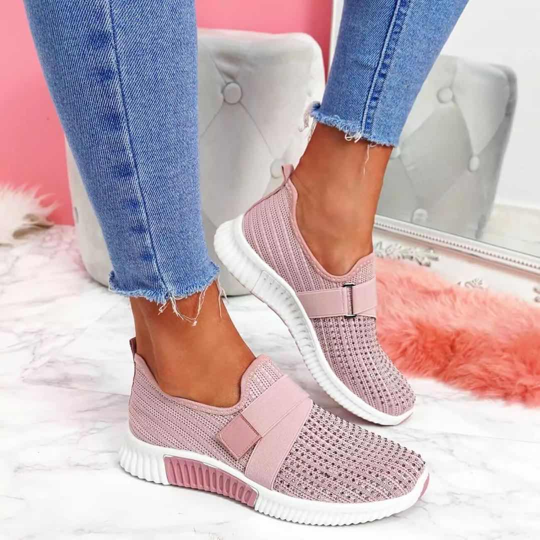 Comfortable Soft Knitted Slip-On Sneakers - Koyers