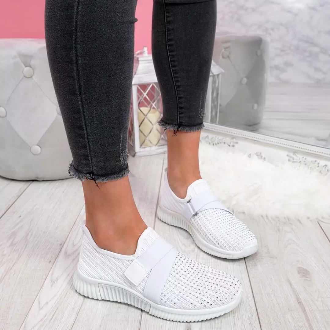 Comfortable Soft Knitted Slip-On Sneakers - Koyers