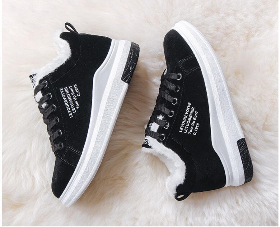 Comfy Thick-Soled Warm Snow Sneakers - Koyers
