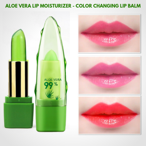 Color Changing Aloe Vera Moisturizing Lipstick - Koyers