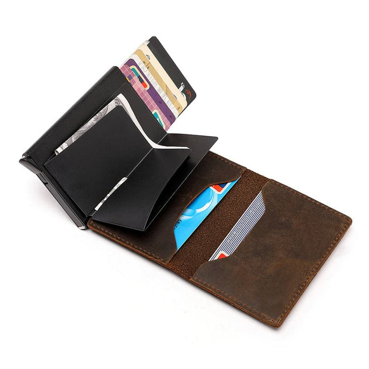 Leather AirTag Wallet - Koyers