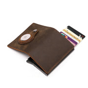 Leather AirTag Wallet - Koyers