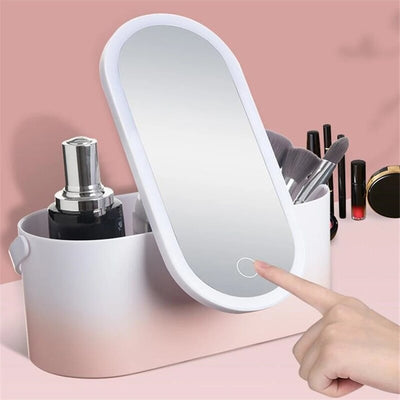 Travel Portable Makeup Box with LED Mirror - Koyers