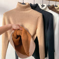Chic Turtleneck Thick Knitted Pullover Sweater - Koyers