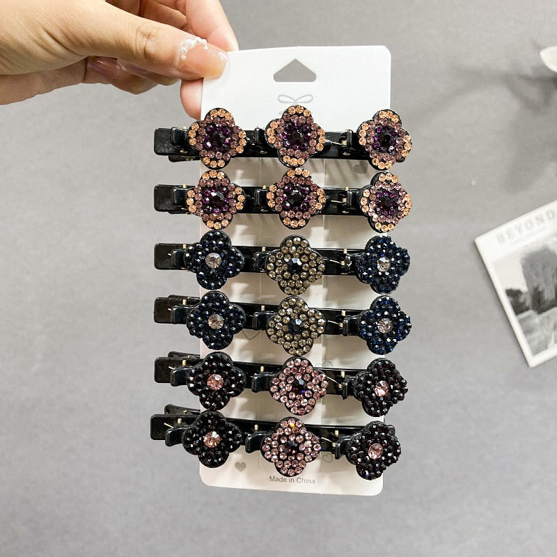 Sparkling Crystal Hair Clips - Koyers