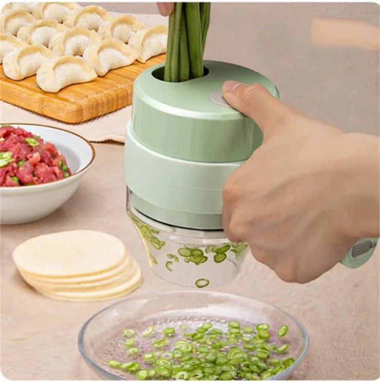 4-in-1 Electric Vegetable Cutter Set - Koyers