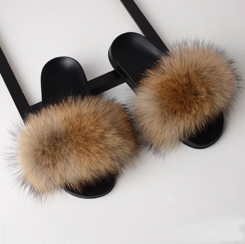 Luxurious Fur Slippers - Koyers