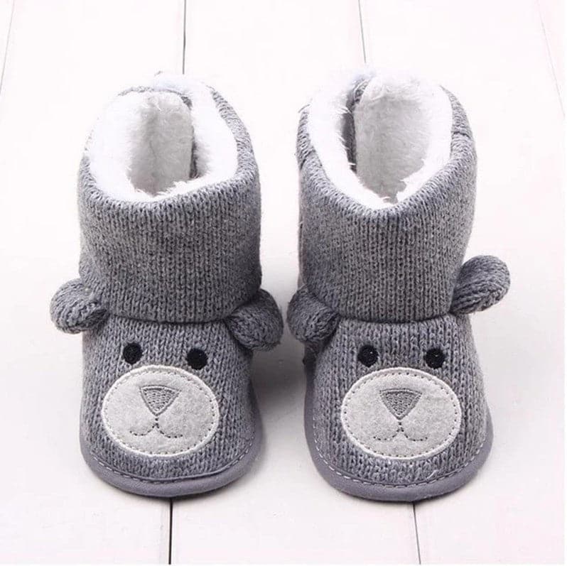 Winter Bear Baby Booties - Koyers