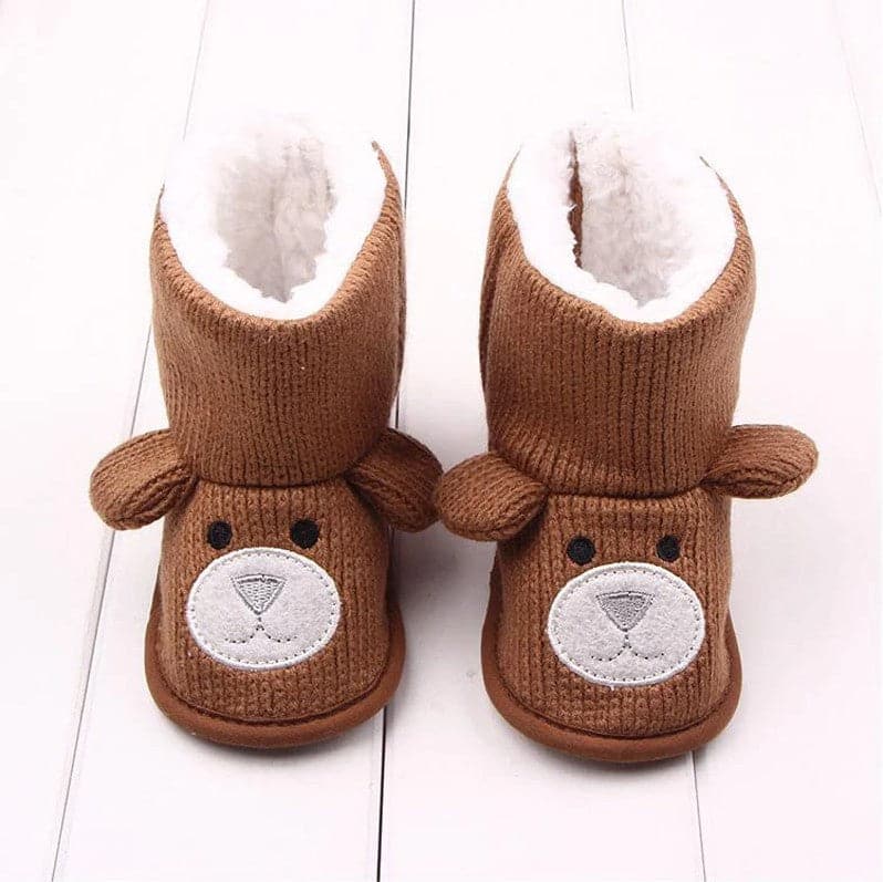 Winter Bear Baby Booties - Koyers