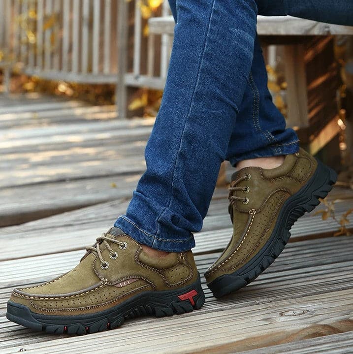 Orthopedic Leather Men Shoes - Koyers